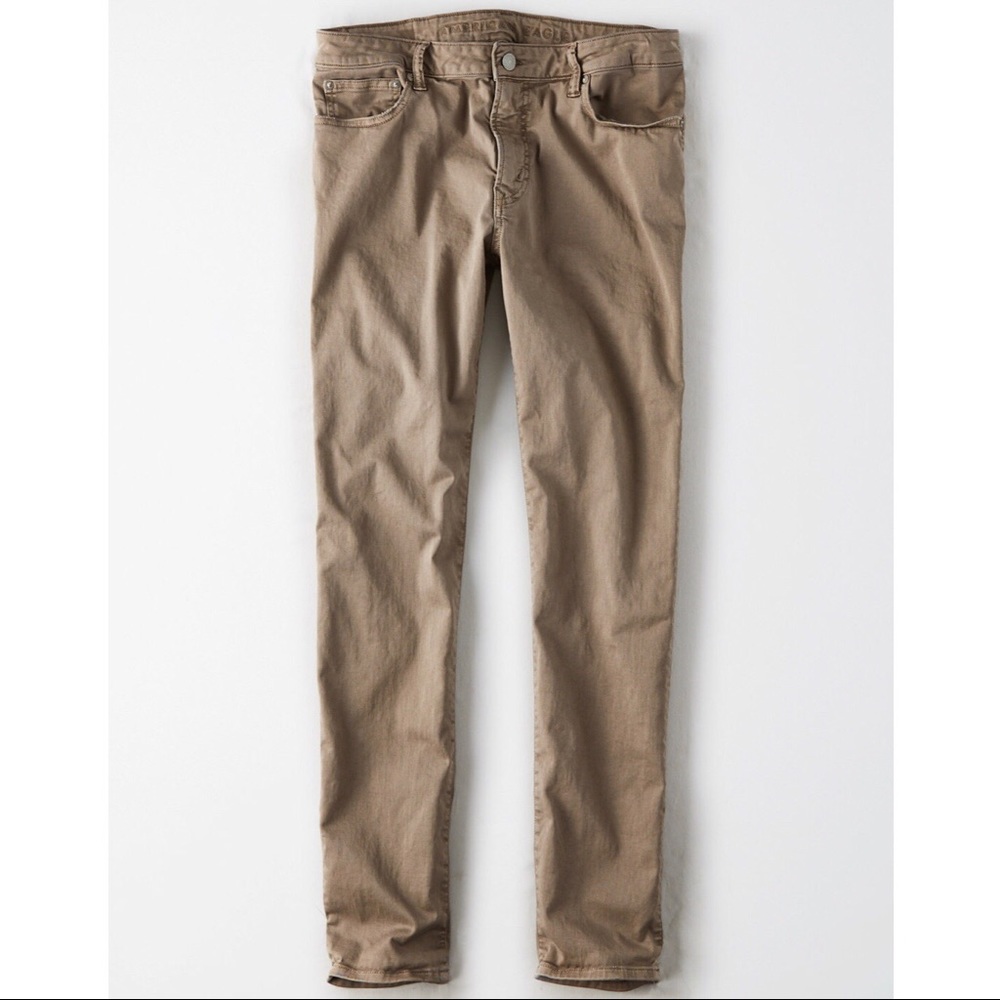 NWT Men’s Olive Green Skinny Khakis 32/32